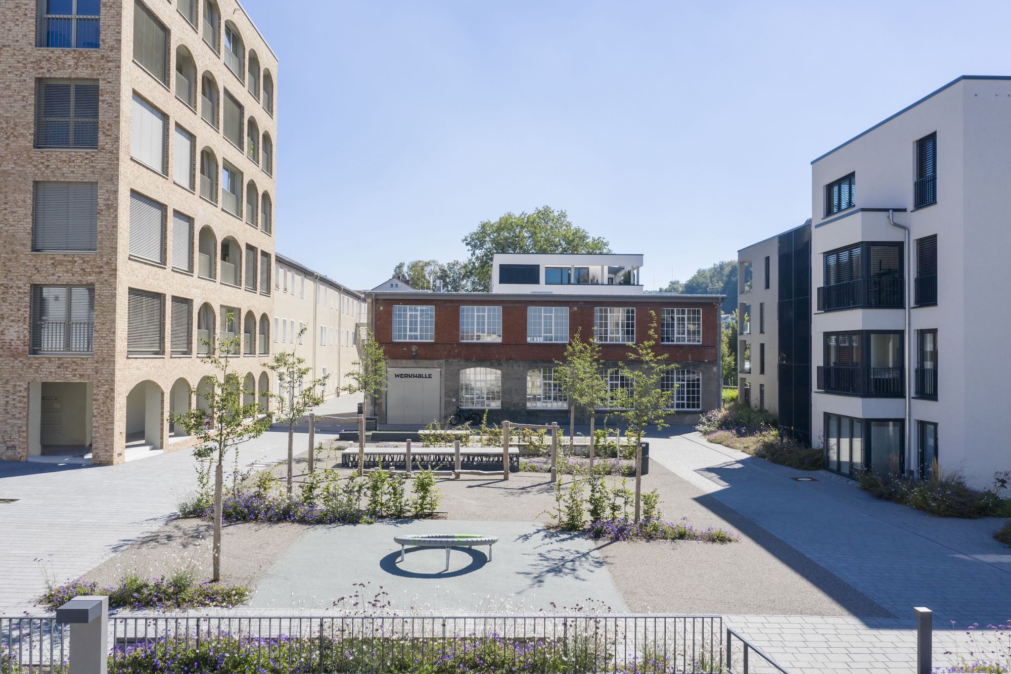 Die Werkhalle im Herzen des Mühlenviertels (Foto: Wynrich Zlomke) 